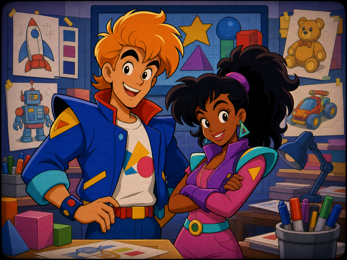 Two character cast